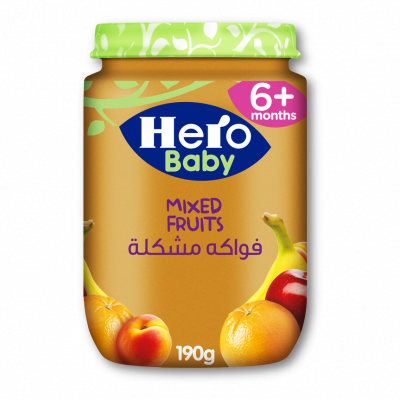 HERO BABY MIXED FRUITS JAR 190 GM